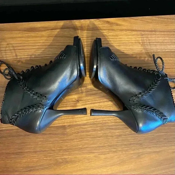 Balenciaga Ankle Booties High Heel Lace Up Heels Designer Luxury Party - Picture 11 of 16